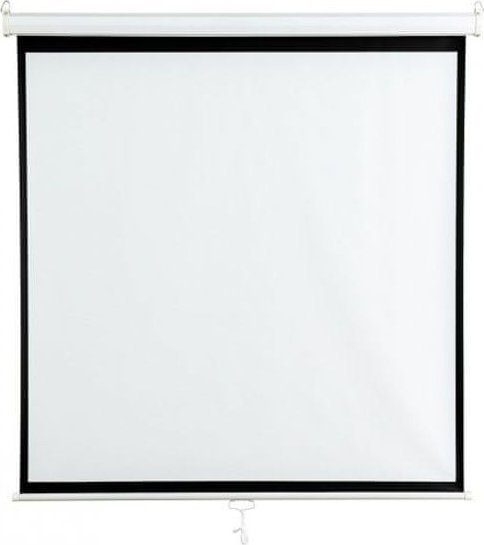 Ekran projekcioni AVELI 84", manual, 1:1, i bardhë