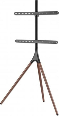 Stativ dyshemeje për TV Manhattan Tripod Floor Mount, 37" deri 65", VESA 200x200 deri 600x400mm, kafe