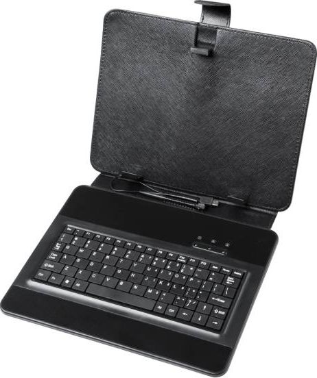 Këllëf me tastierë për tablet Question KOM0468, i zi