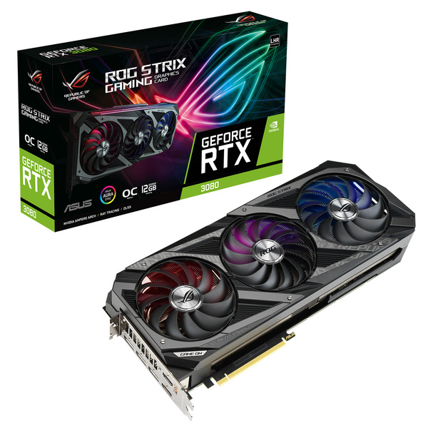 Kartelë grafike ASUS ROG -STRIX-RTX3080-O12G-GAMING NVIDIA GeForce RTX 3080 12 GB GDDR6X