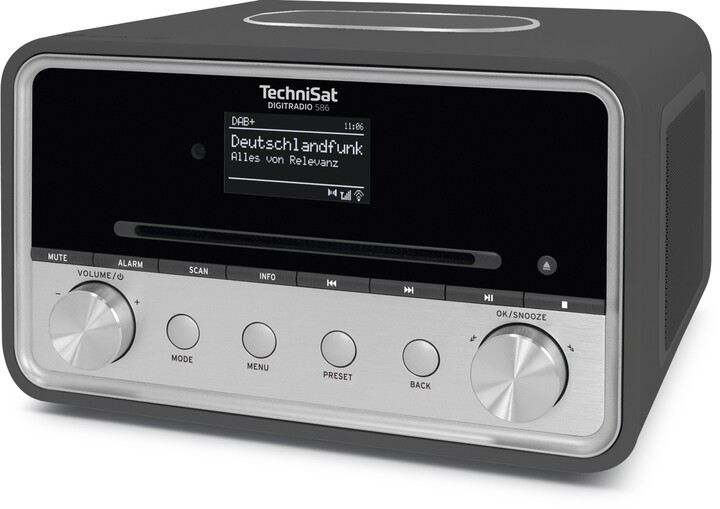 Radio TechniSat DigitRadio 586, gri / argjendtë