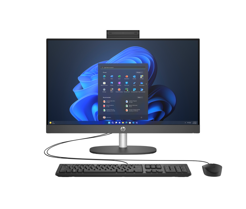 Kompjuter All in One HP AIO 240 G10, Intel Core Ultra 7, 16GB RAM, 512GB SSD, i bardhë