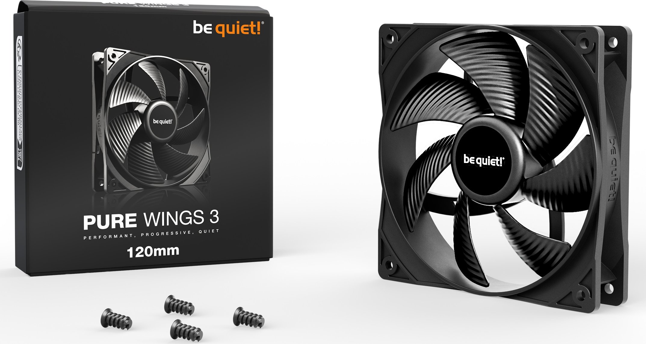 Ventilator kompjuteri be quiet! Pure Wings 3 120mm BL104, 120mm, rifle bearing, i zi