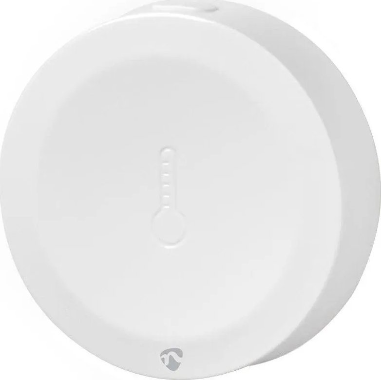 Sensor klime Nedis Zigbee SmartLife, temperaturë dhe lagështi, i bardhë