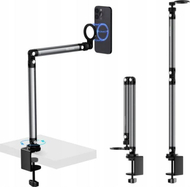 Магнетска држачка за телефон за маса TELESIN, за ајфон MagSafe и андроид, сива