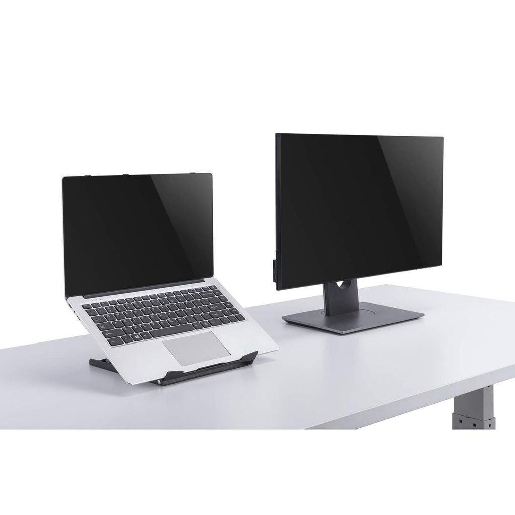 Mbajtëse e rregullueshme për laptop dhe tablet, deri në 15.6", 5kg, e zezë 