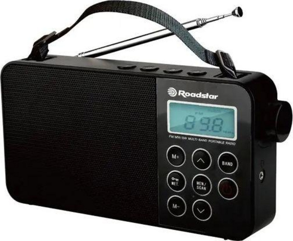 Radio portative Roadstar TRA-2340PSW, DAB/FM, USB, e zezë