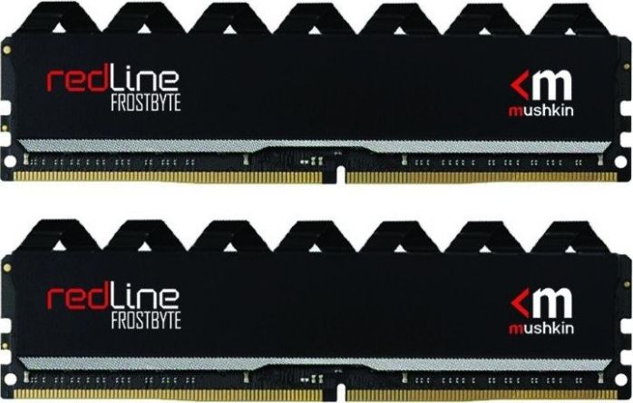 Memorie RAM Mushkin Redline Black, DDR4, 16 GB, 3200 MHz, CL16 (MRC4U320GJJM8GX2)
