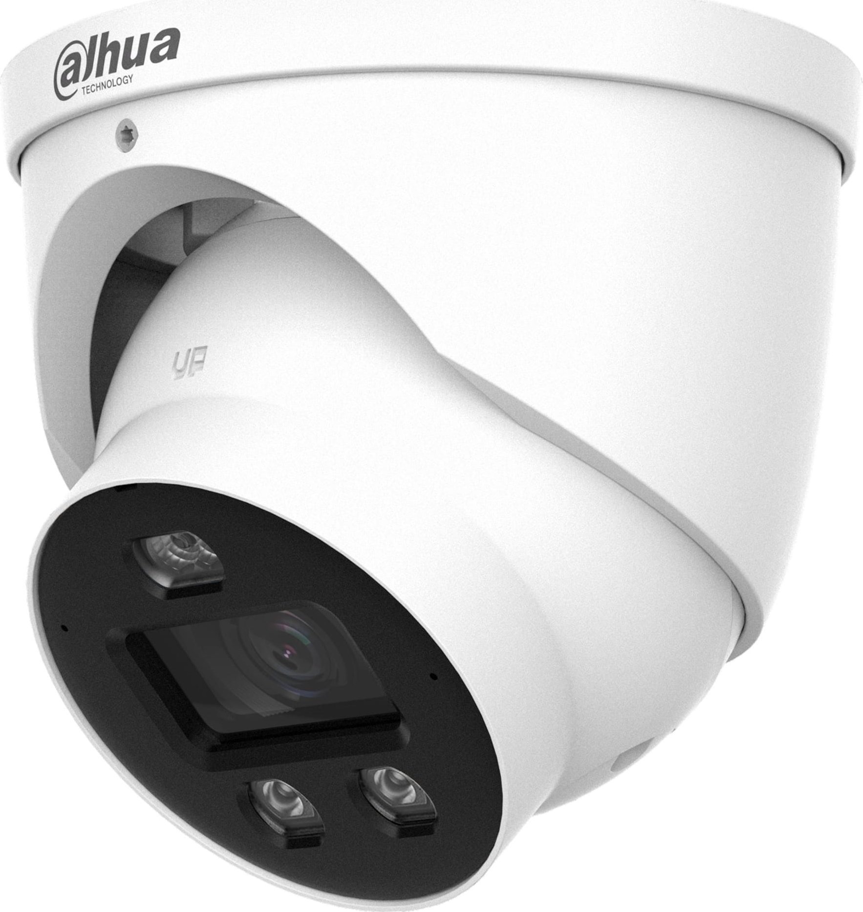 IP камера Dahua IPC-HDW3849H-AS-PV-0280B-PRO, 4K, за внатрешна и надворешна употреба, бела