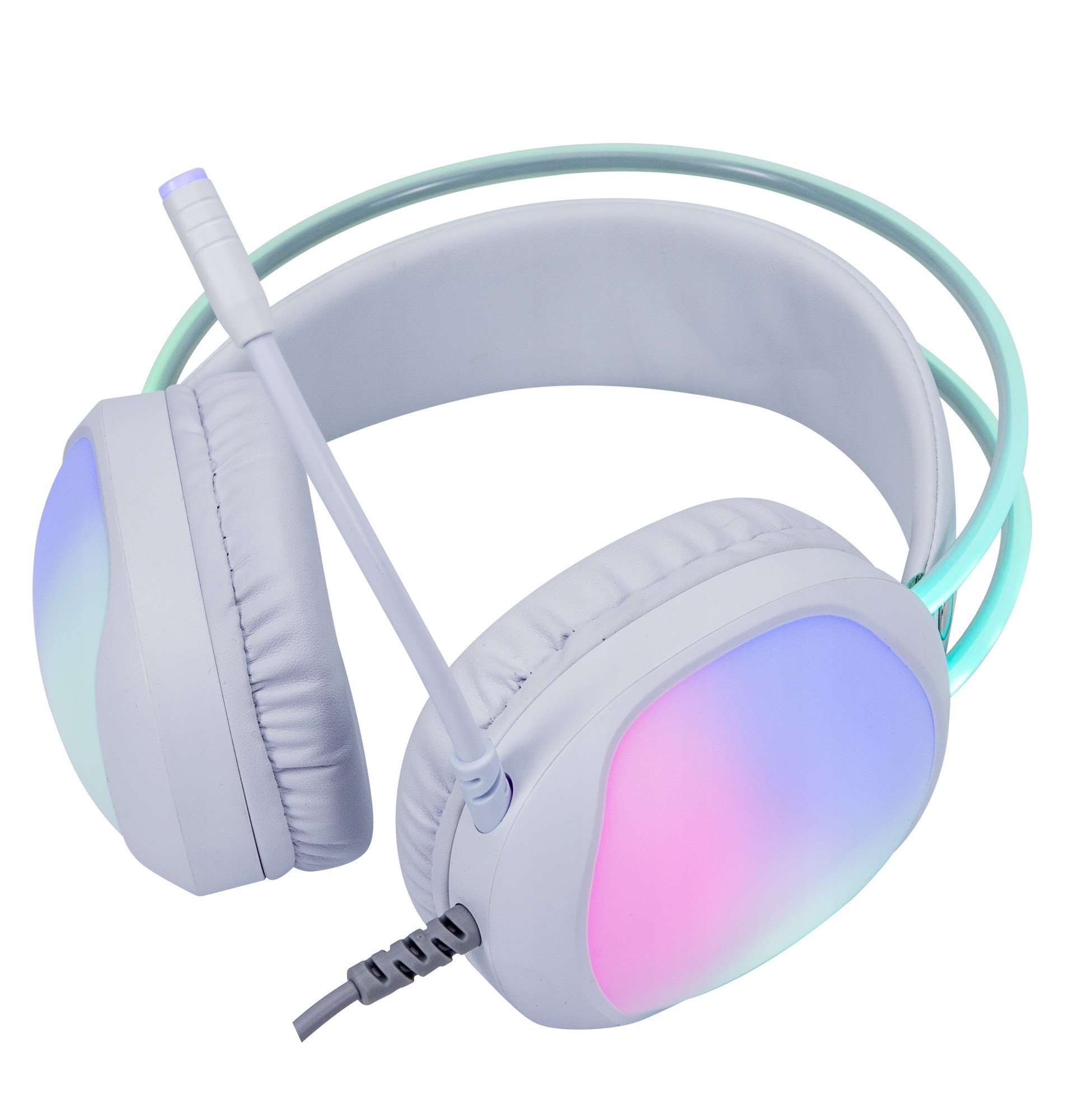 Слушалки гејминг Marvo HG8959, RGB, транспарентни