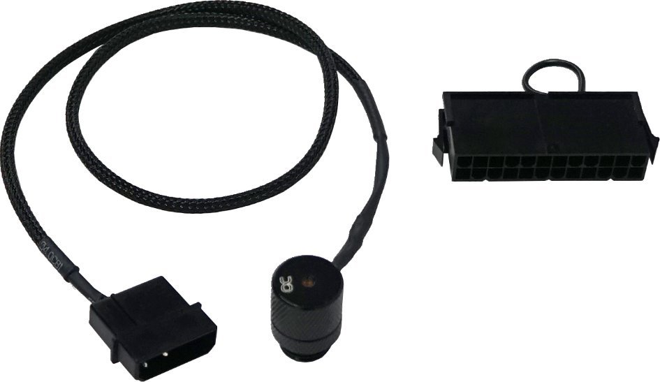 Fitting me lazer Alphacool Eiszapfen, G1/4, konektor 4 pin Molex, i argjendtë