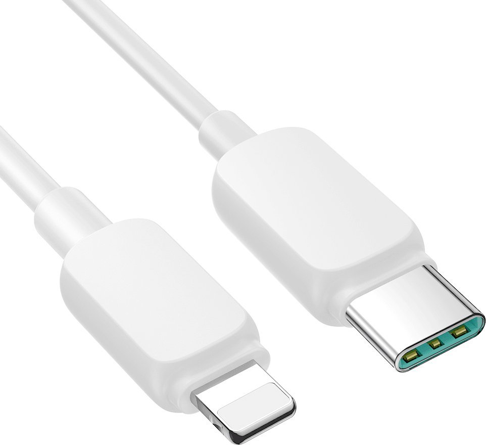 Kabllo USB Joyroom S-CL020A14, USB C në Lightning, 1.2m, e bardhë