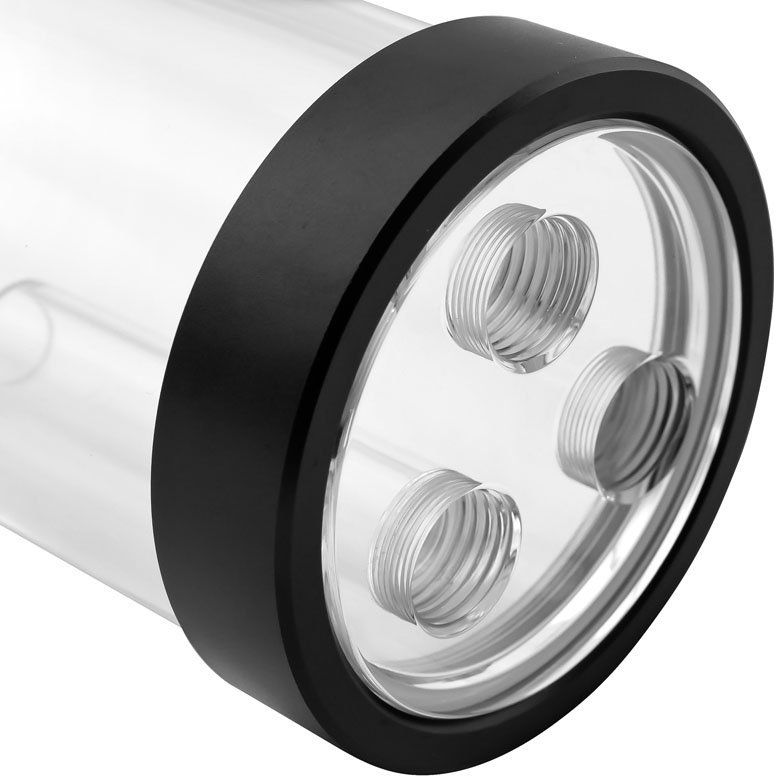 Rezervuar ftohës uji për kompjuter Singularity Computers Protium 100mm, akrilik, i zi