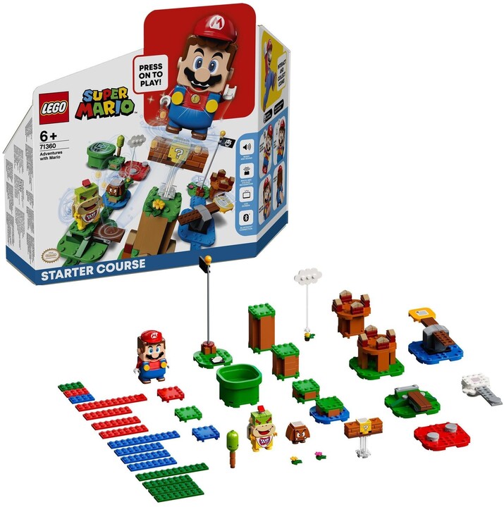 Lodër LEGO Super Mario 71360 Adventurë me Marion, set fillestar