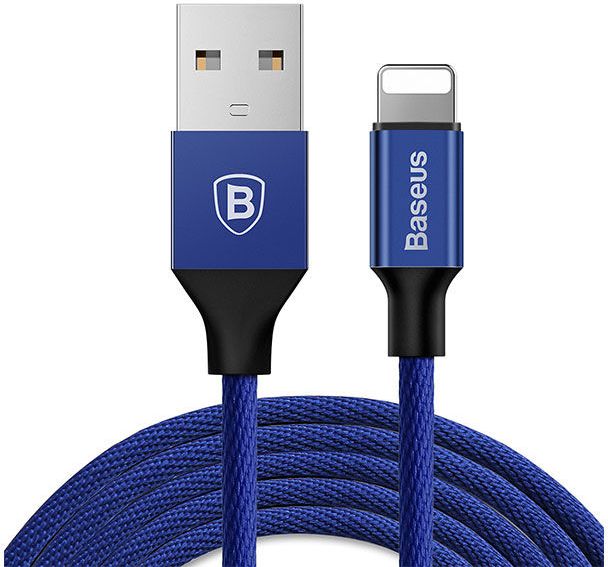 Kabllo Baseus USB-A - Lightning, 1.2m, e kaltër