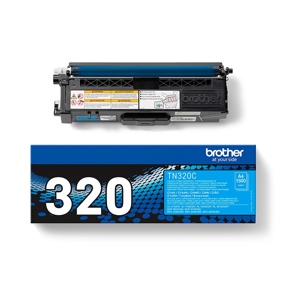 Toner origjinal Brother TN-320C, cyan, 1500 faqe