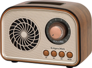 Преносно радио Kruger&amp;Matz KM0834, аналогно AM FM, bluetooth, со сончева енергија