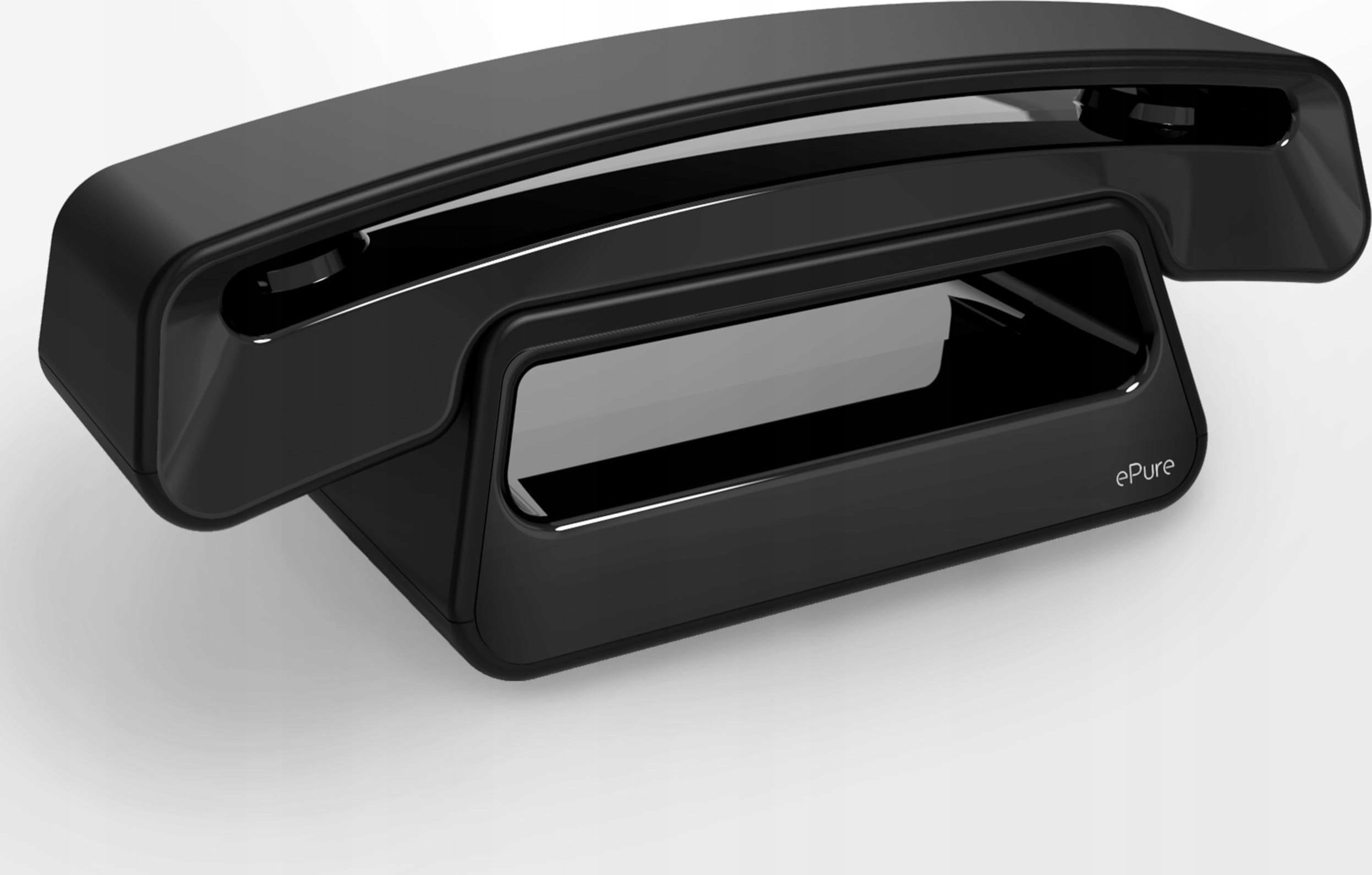 Telefon fiks pa tel Alcatel ePure Iconic, DECT, ekran grafik i madh, i zi