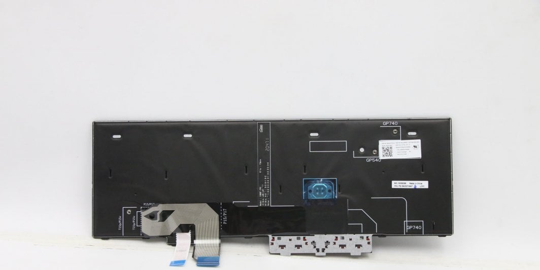 Tastierë për laptop Lenovo, US English, e zezë