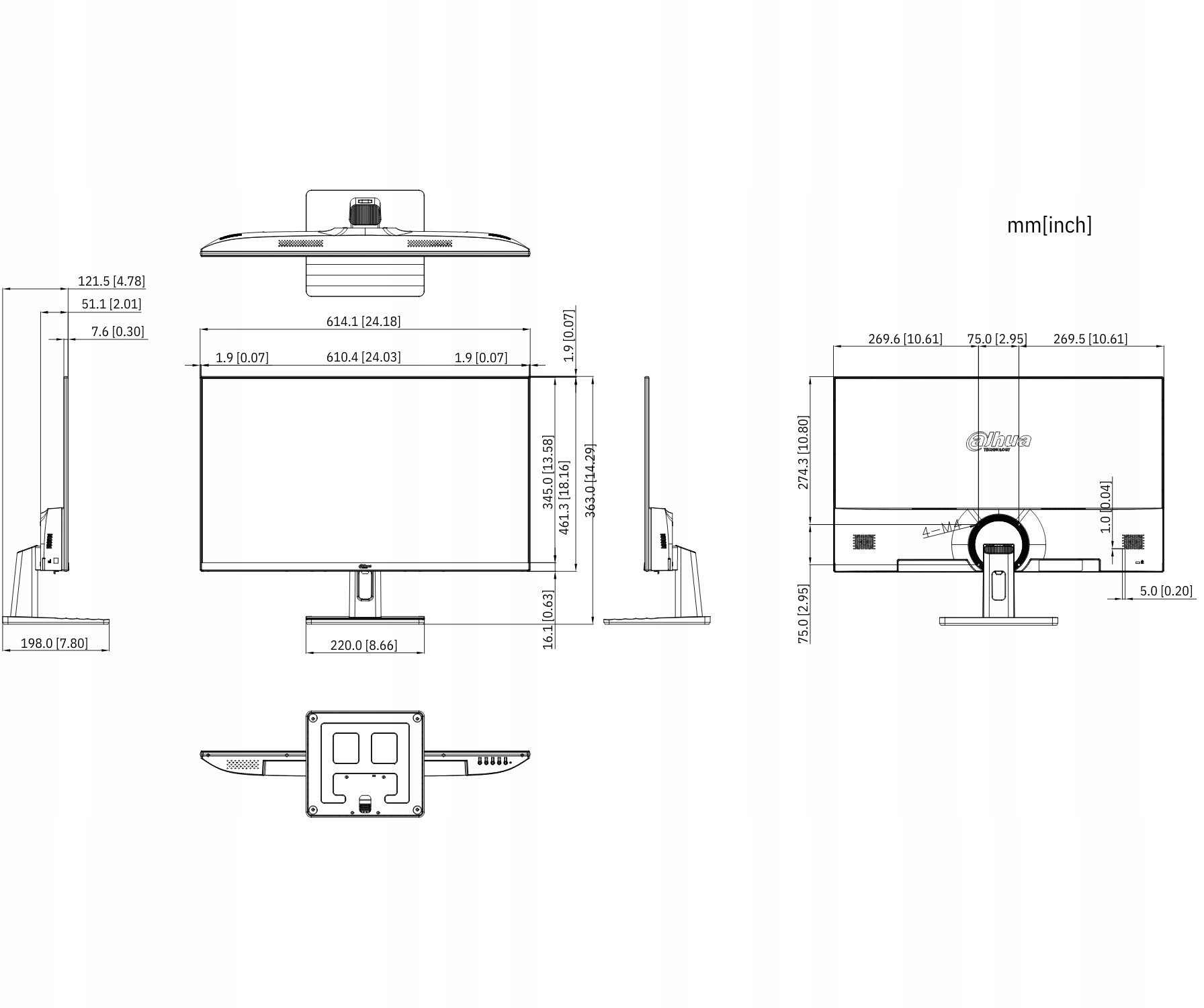 Monitor Dahua LM27-C301B, 27", QHD, 100Hz, i zi