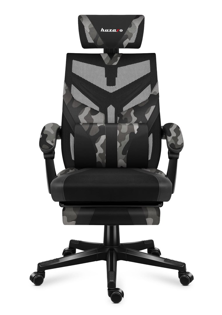 Karrige lojërash Huzaro Combat 5.0 Camo, 140kg, e zezë