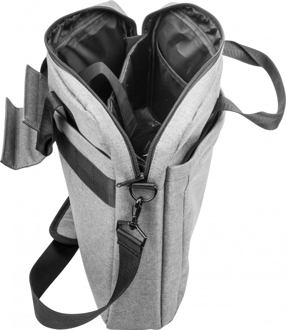 Çantë Natec MUSTELA 15.6 '' (NTO-0766), e hirtë