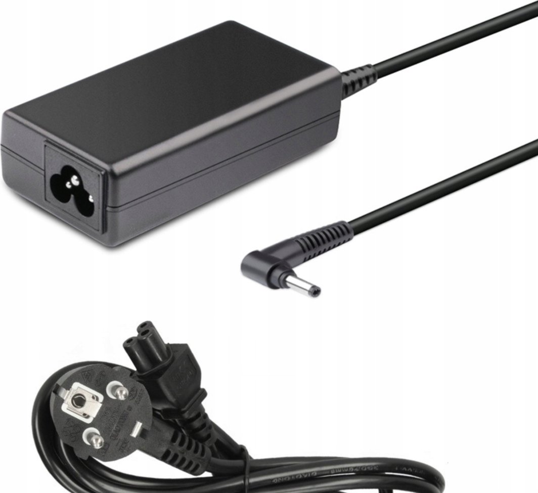 Adapter karikues Lenovo AC 65W, lidhje rrethore, i zi
