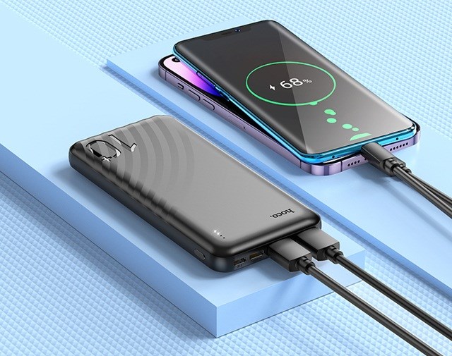 Powerbank Hoco J123, 10 000 mAh, i zi