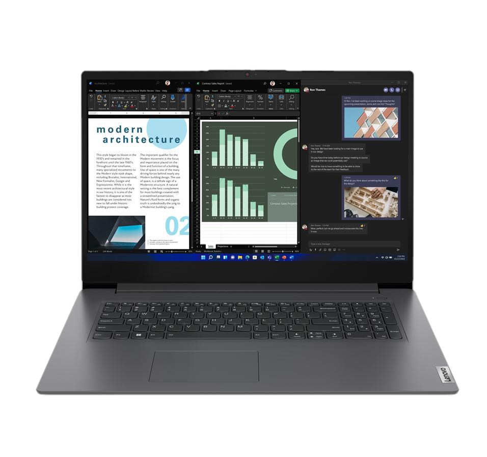 Лаптоп Lenovo V V17, 17.3", Intel Core i5 1335U, 16 GB RAM, 512 GB SSD