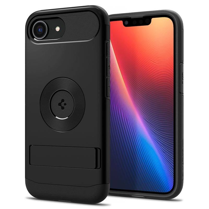 Mbrojtëse për celular Spigen Slim Armor MagSafe për iPhone 16e, e zezë