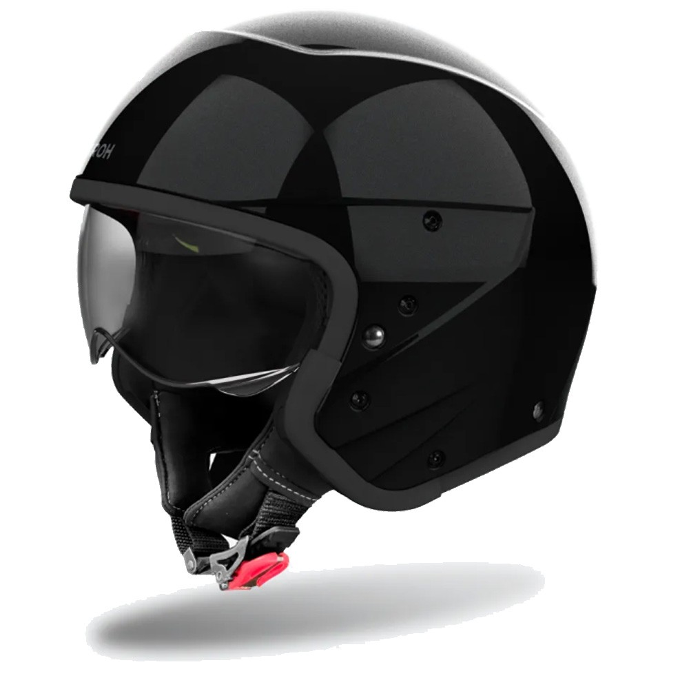 Helmetë modulare Airoh J 110 Color, madhësia S, e zezë