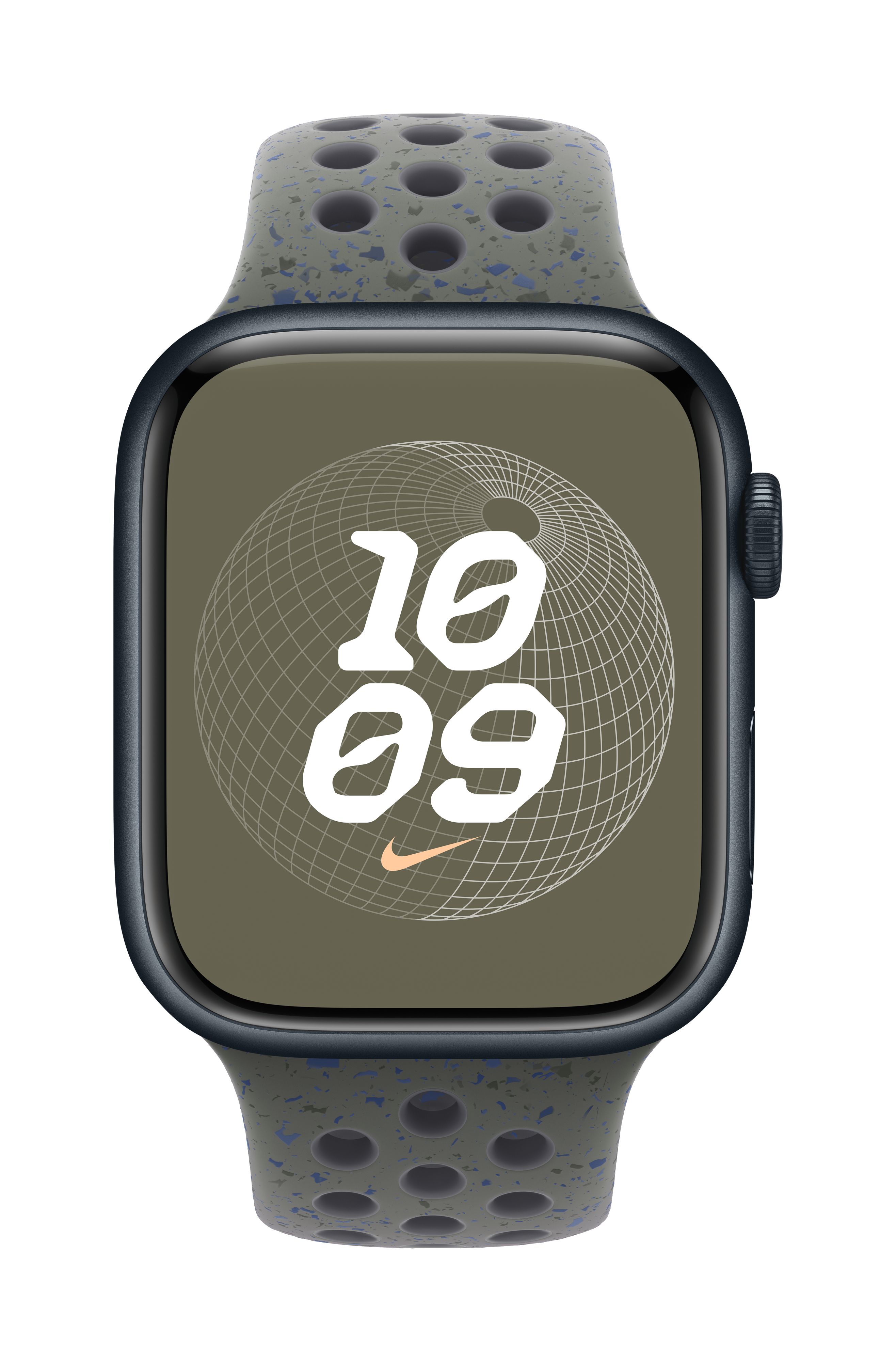 Apple Watch 45mm Nike Band, Cargo Khaki Nike Sport Band - S/M