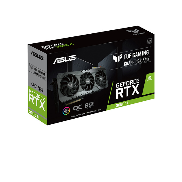 Kartelë grafike ASUS TUF Gaming TUF-RTX3060TI-O8G-V2-GAMING NVIDIA GeForce RTX 3060 Ti, 8 GB GDDR6