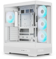Kuti PC Aerocool P500B Mid Tower, ATX, xham i temperuar, e bardhë