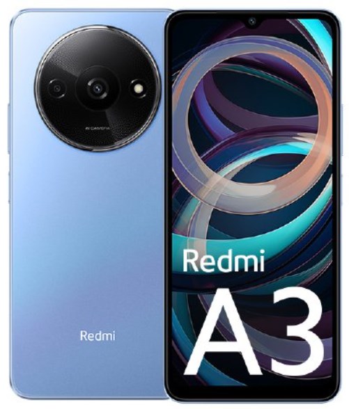 Celular Xiaomi Redmi A3, 6.71", 64GB, 3GB RAM, MediaTek Helio G36, i kaltër