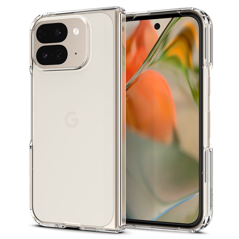 Mbrojtëse Spigen Ultra Hybrid për Google Pixel 9 Pro Fold, transparente