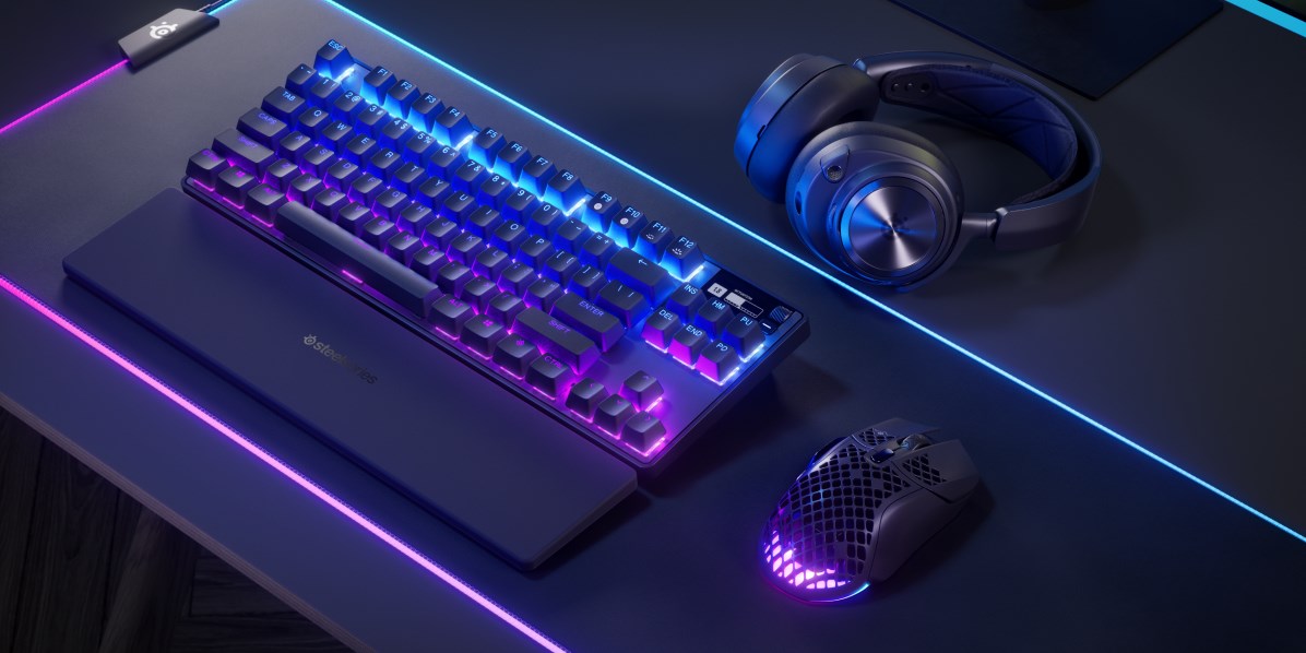 Tastierë lojërash SteelSeries Apex Pro TKL Wireless, 0.2-3.8mm, e zezë