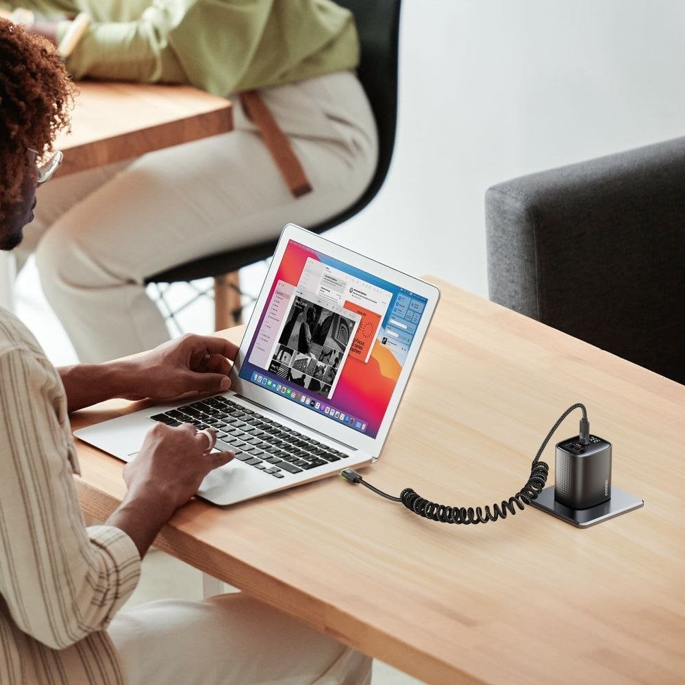 Kabllo USB C Tech-Protect UB20T Ultraboost, PD 100W 5A, 1.8m, e zezë