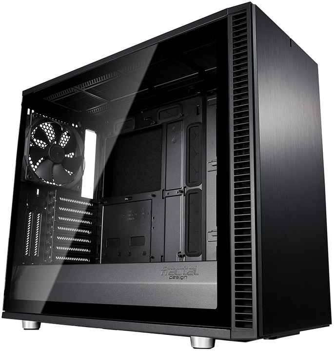 Kasë Fractal Design Define S2 Blackout, me xham, e zezë