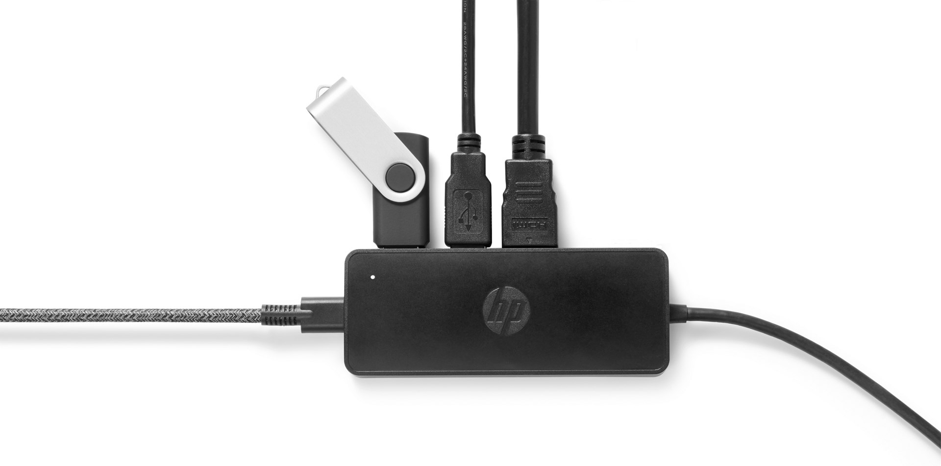 Qendër lidhjeje HP USB-C Travel Hub G2, USB-C, HDMI, VGA, e zezë