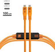 Kabllo Tether Tools TetherPro Optima 10G USB C, 3m, Straight to Straight, portokalli