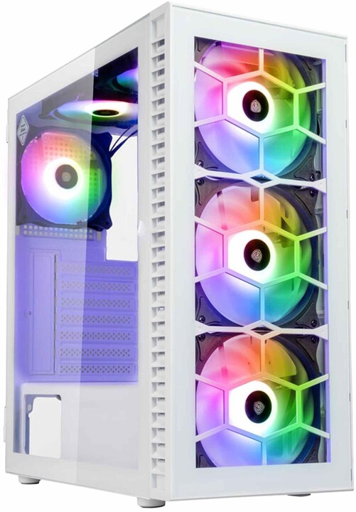 Kasë Kolink Observatory HF Glass ARGB, Midi-Tower, e bardhë