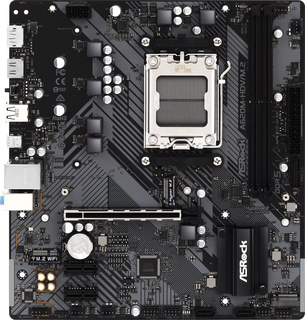 Pllakë amë ASRock A620M-HDV/M.2