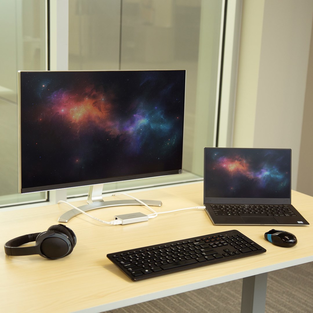 Përshtatës StarTech USB-C Multiport, HDMI/RJ45/2x USB-A, i hirtë