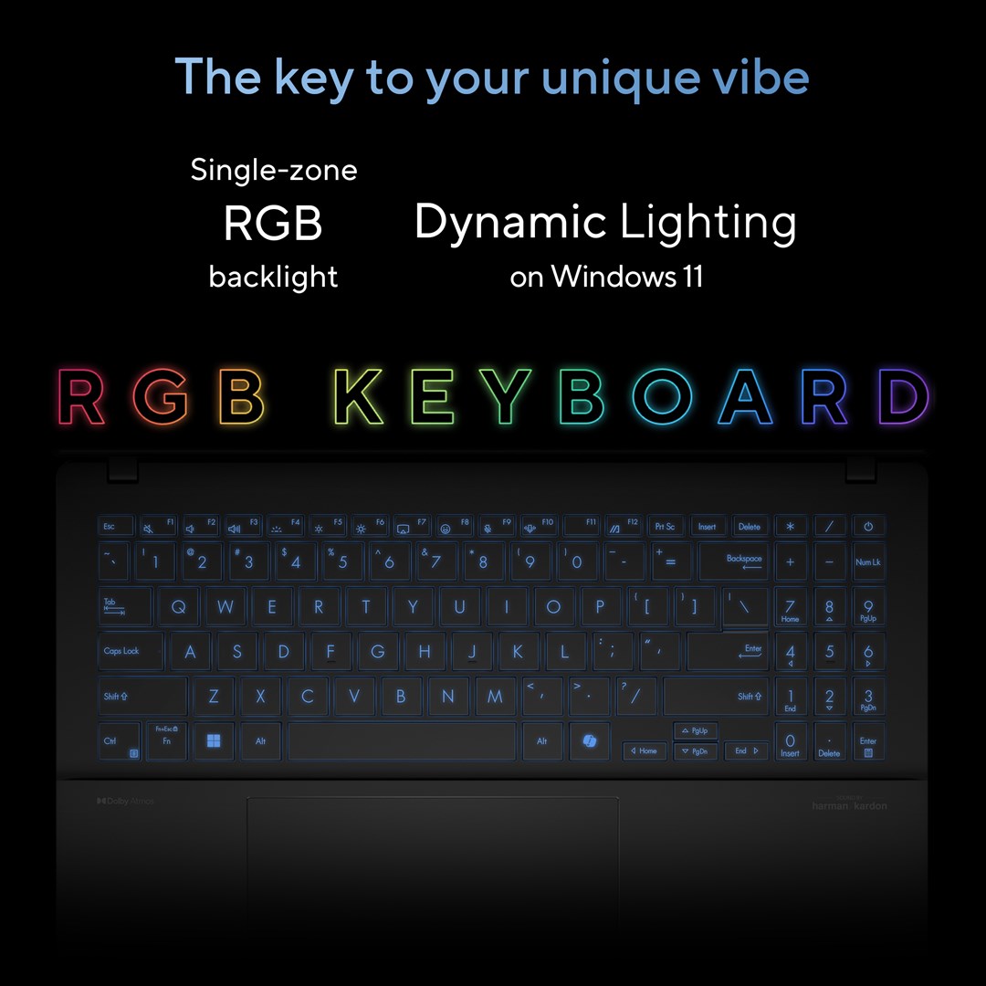 Laptop ASUS Vivobook S, 16", Intel 155H, 32 GB RAM, 1 TB SSD, i kaltër