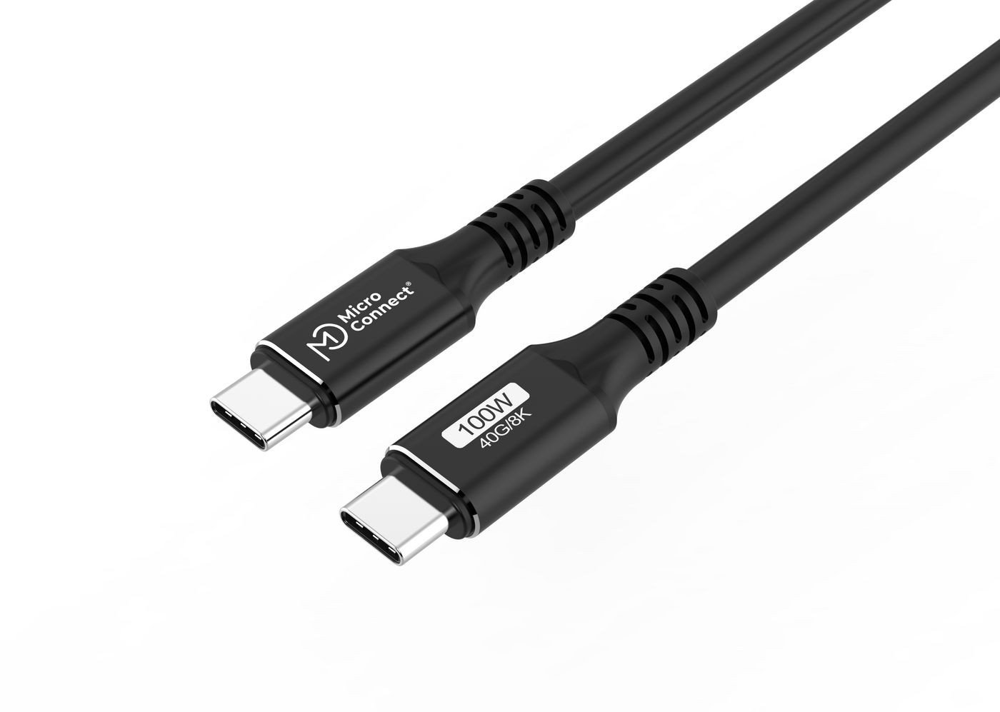Kabllo USB Microconnect USB4CC3, USB4 Gen 3x2, 3m, USB C, e zezë