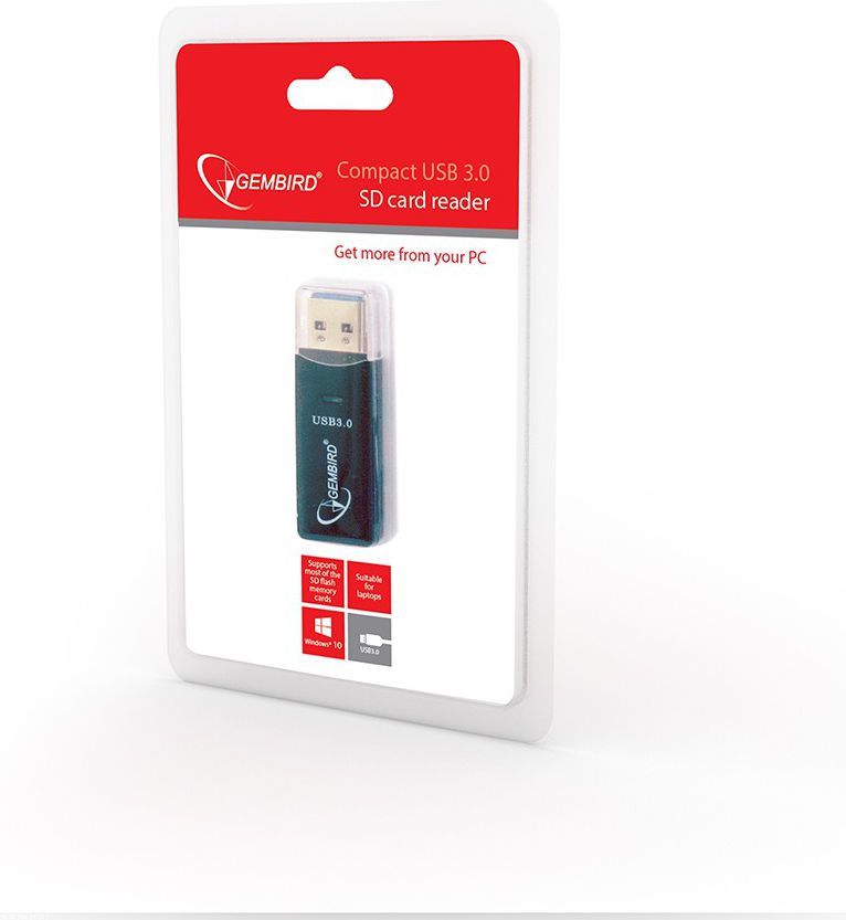 Memorie Gembird UHB-CR3-01, 8.5 x 1 7x 60 mm, e zezë