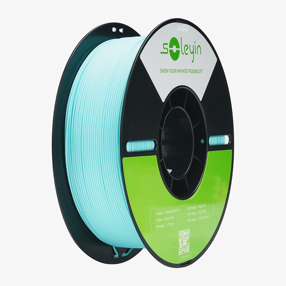 Filament 3D Creality Soleyin Ultra PLA, 1.75mm, 1.29kg, i kaltër