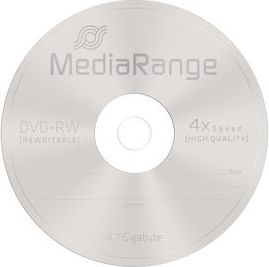 DVD+RW медиум MediaRange 4,7GB 4x, Spindle 10парчиња