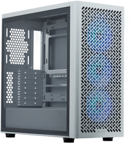 Куќиште за компјутер Cooler Master Elite 502, MIDI Tower, ARGB, бело